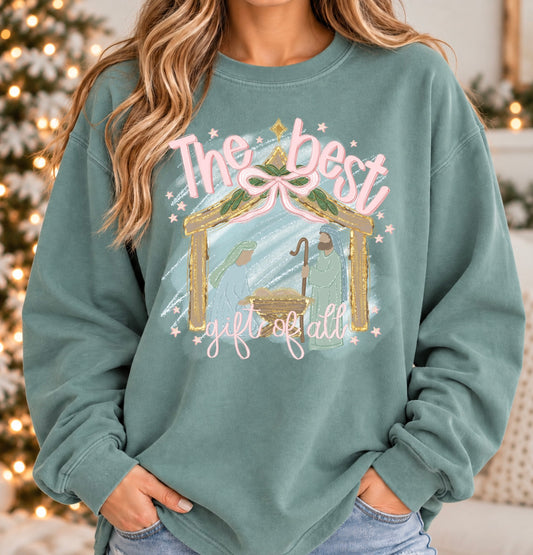 The Best Gift of All - Long Sleeves Comfort Colors