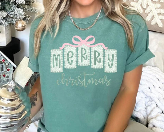 Merry Christmas Long Sleeves - Comfort Colors