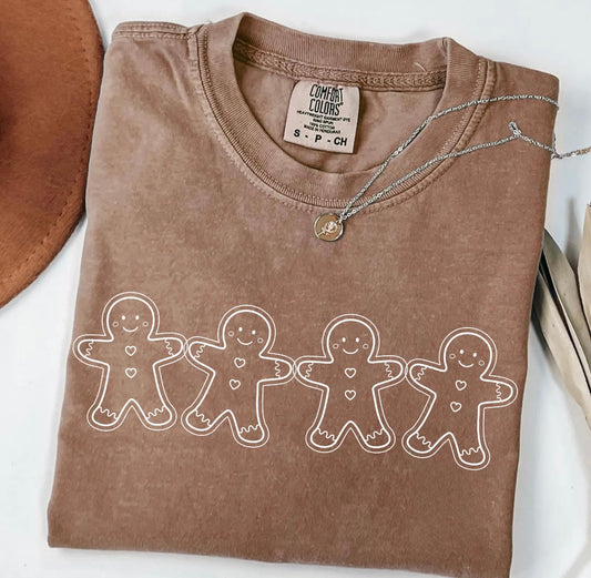 Gingerbread Man Tee - Comfort Colors