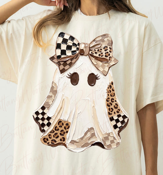 Preppy Ghost Tee - Comfort Colors