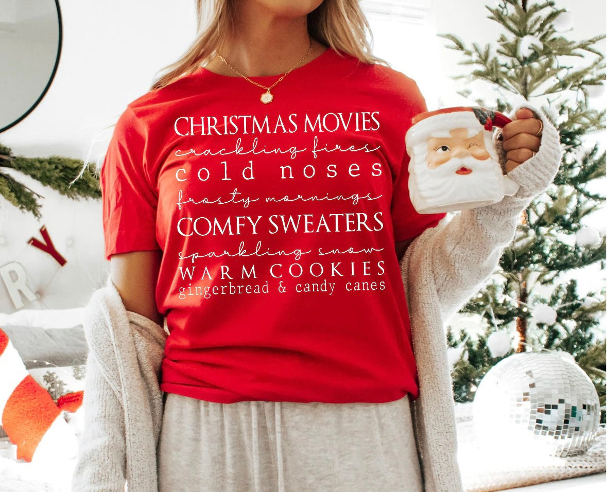 Christmas Movies Winter Tee