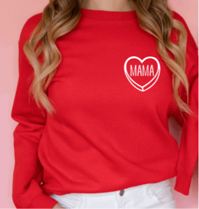 MAMA Heart Sweatshirt