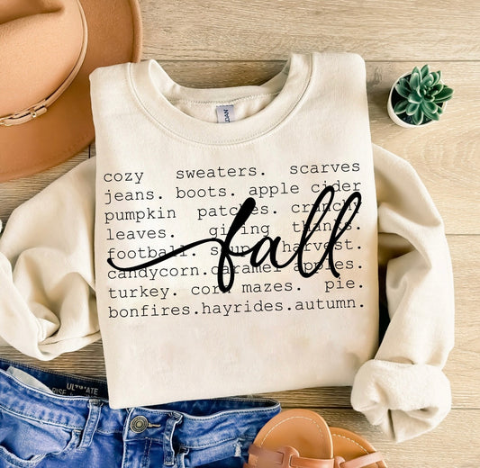 Fall Words Crew
